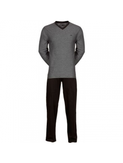JBS pyjamas jersey i grå/sort til herre