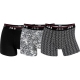 JBS 3-pak boxershorts med bomuld i mørke farver med friske striber til herre