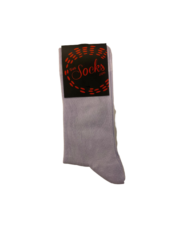 Size socks bomuldstrømper i lyselilla til unisex