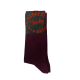 Size socks bomuldstrømper i mørkelilla til unisex