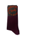Size socks bomuldstrømper i mørkelilla til unisex