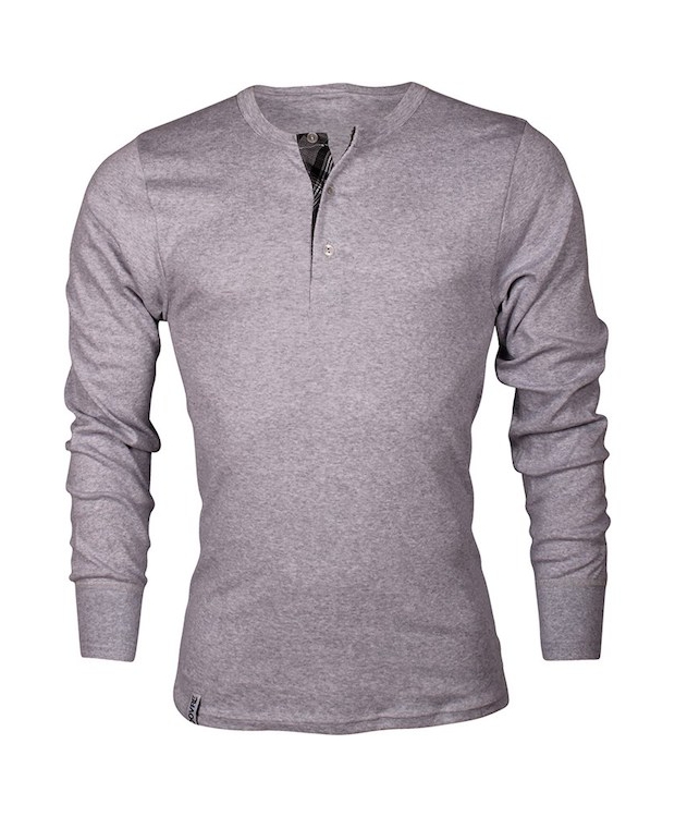 Dovre 663 bomulds trøje i grå til herre