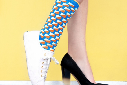 Hvad er forskellen på en strømpe og en sok?